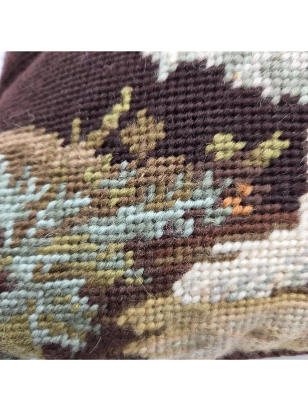 Katha Diddel King Charles Spaniel Dog Petit Point Tapestry Pillow Ltd Edition